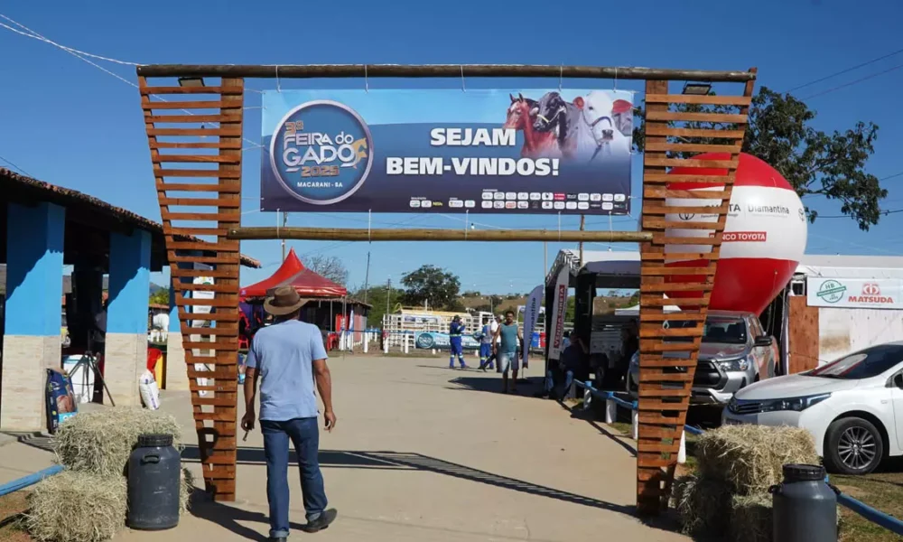 Irrigação, Pesca e Aquicultura da Bahia (Seagri) marcou presença, nesta sexta-feira (8), na abertura da 3ª Feira do Gado de Macarani —