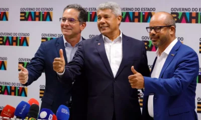 Em coletiva à imprensa no gabinete oficial, em Salvador, nesta terça-feira (12), o governador Jerônimo Rodrigues apresentou
