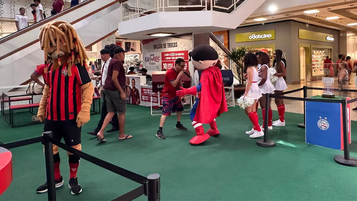 O Shopping Piedade celebrou o Dia dos Pais com uma campanha emocionante em parceria com os dois maiores clubes do estado, Bahia e Vitória.