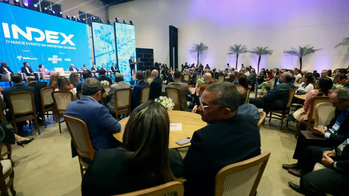 Foi aberta oficialmente nesta quarta-feira (27), no Centro de Convenções Salvador, a INDEX 2025 – Feira da Indústria da Bahia, maior evento