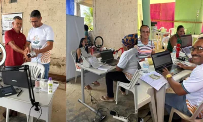 O Cidadania Rural registrou, entre os dias 27 de agosto e 05 de setembro, 1.304 atendimentos em quatro municípios