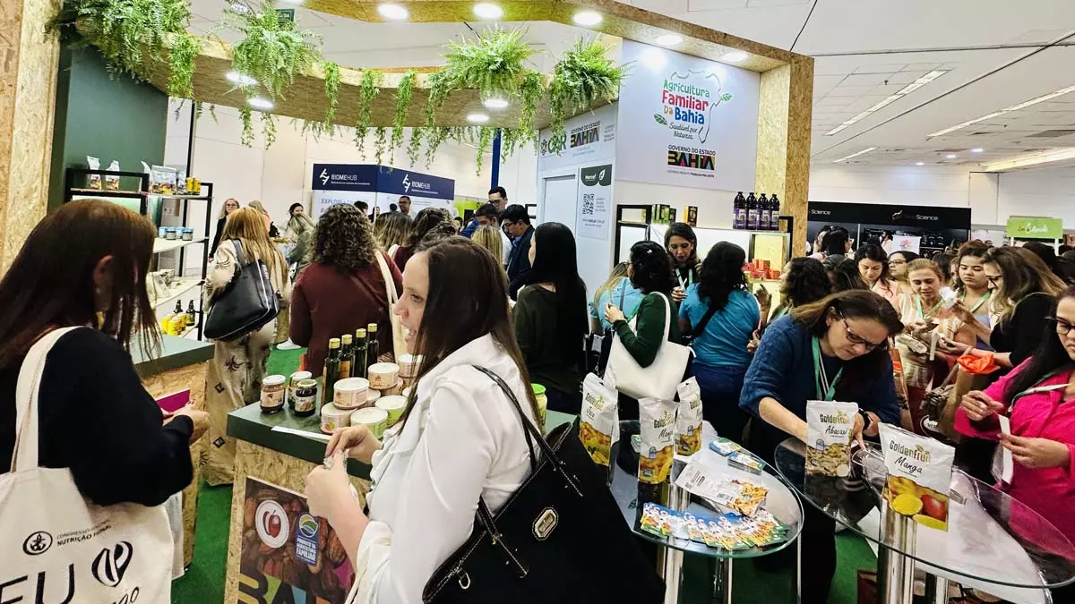 A qualidade e o sabor dos produtos da agricultura familiar da Bahia conquistaram os mais de 4.500 nutricionistas que participaram