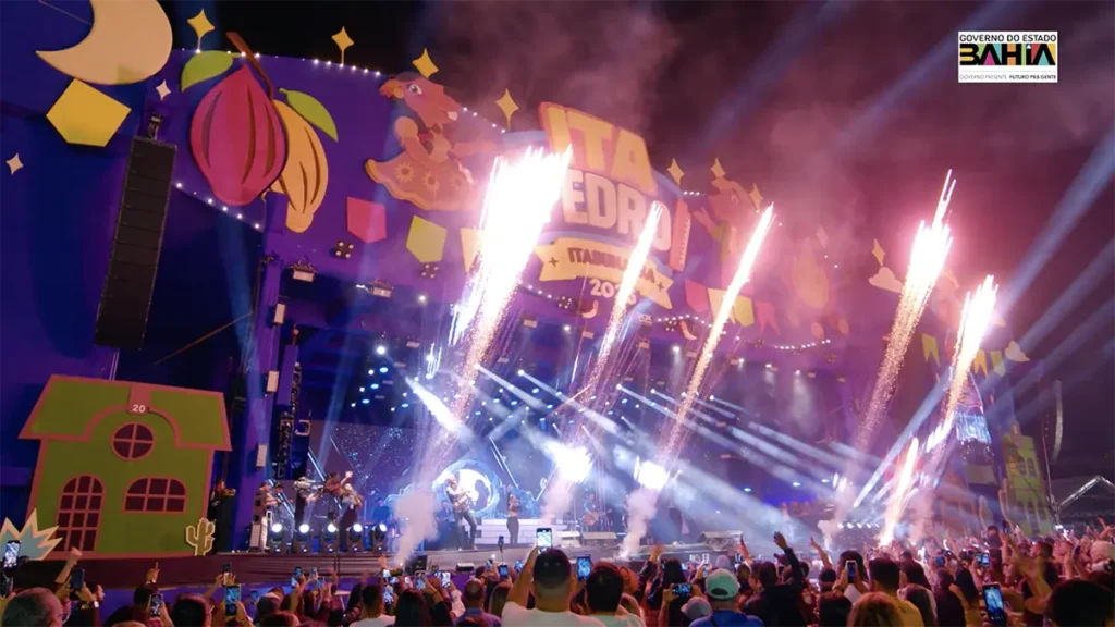 projeto “Arraiá da Bahia”, idealizado pela Studio Conteúdo LTDA. A iniciativa promoveu o registro audiovisual das tradições