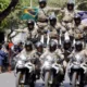 presente na abertura do desfile e participou das tradicionais honras militares, junto a outras autoridades, e do hasteamento das