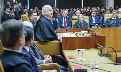 Na solenidade de posse do ministro Edson Fachin como presidente do Supremo Tribunal Federal (STF) e do Conselho Nacional de Justiça