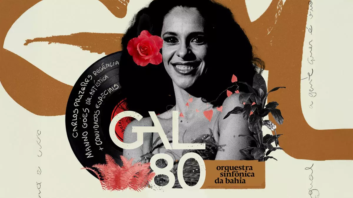 Teatro Castro Alves, em Salvador, o concerto Gal 80, em celebração aos 80 anos de nascimento da cantora baiana Gal Costa.