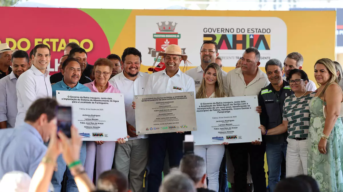 Fátima, pelo governador Jerônimo Rodrigues, inclui a incorporação de um novo poço no distrito de Juá, em Cícero Dantas, e a