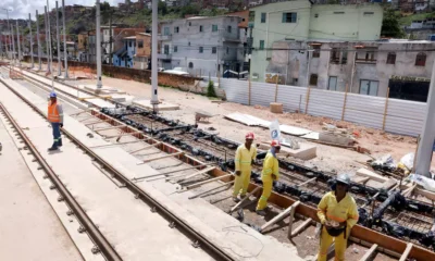 Leve sobre Trilhos (VLT) de Salvador e Região Metropolitana. A agenda incluiu visita às obras dos Lotes 1 e 2, começando pelo