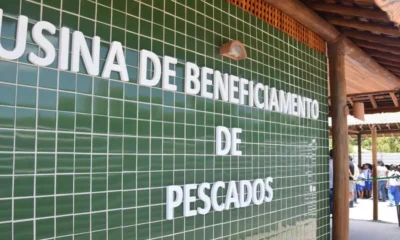 suas atividades com a inauguração, nesta quinta-feira (16), da Usina de Beneficiamento de Pescados de Bom Jesus dos Passos. A