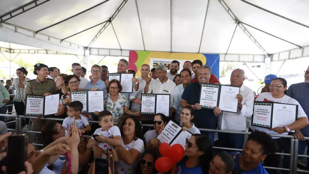 ultrapassa R$ 140 milhões em infraestrutura, saneamento, saúde, segurança e desenvolvimento rural no município de Conceição do Coité.