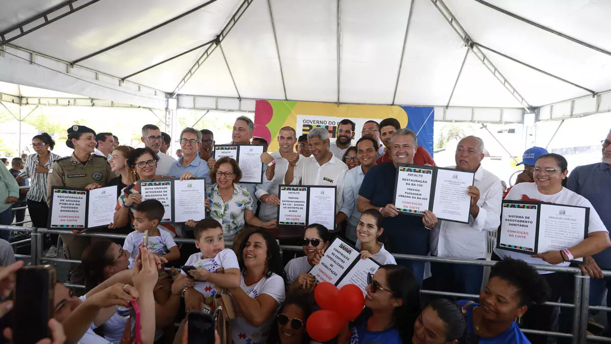 ultrapassa R$ 140 milhões em infraestrutura, saneamento, saúde, segurança e desenvolvimento rural no município de Conceição do Coité.