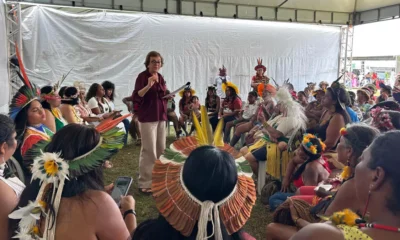 A Secretaria das Mulheres do Estado (SPM) participou, nesta terça-feira (5), de uma plenária com lideranças femininas indígenas durante