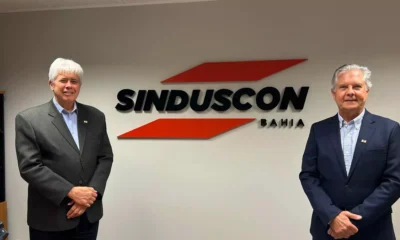 O Sindicato da Indústria da Construção do Estado da Bahia (Sinduscon-BA) definiu, nesta segunda-feira (3), a nova diretoria para o