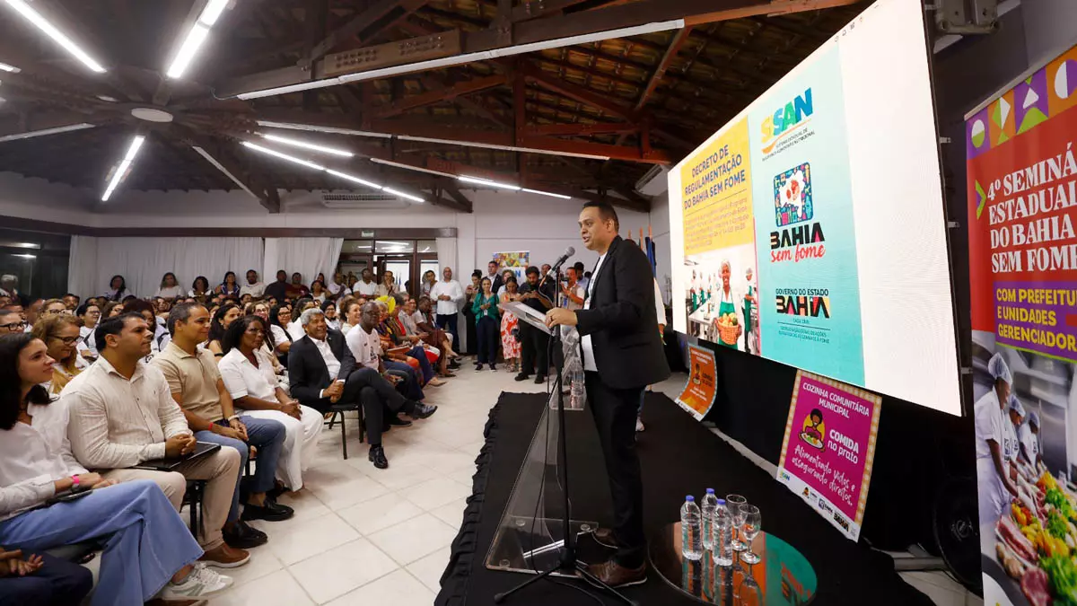 diagnóstico destinado a subsidiar políticas públicas de combate à fome. O evento ocorreu nesta quarta-feira (26), em Salvador,