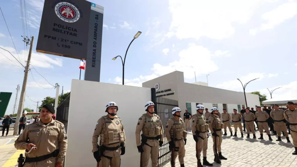 tecnologias para a segurança foram destaques entre as entregas do Governo do Estado neste domingo (30), em Ribeira do Amparo,
