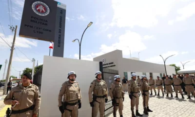 tecnologias para a segurança foram destaques entre as entregas do Governo do Estado neste domingo (30), em Ribeira do Amparo,