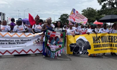 Representantes dos 27 Territórios de Identidade da Bahia participaram, nesta terça-feira (25), da 2ª Marcha das Mulheres Negras