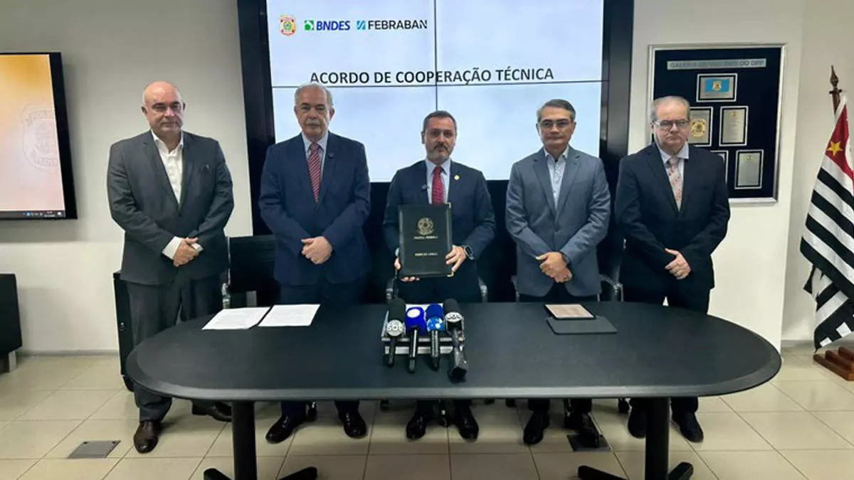 A Polícia Federal (PF), o Banco Nacional de Desenvolvimento Econômico e Social (BNDES) e a Federação Brasileira de Bancos (Febraban)