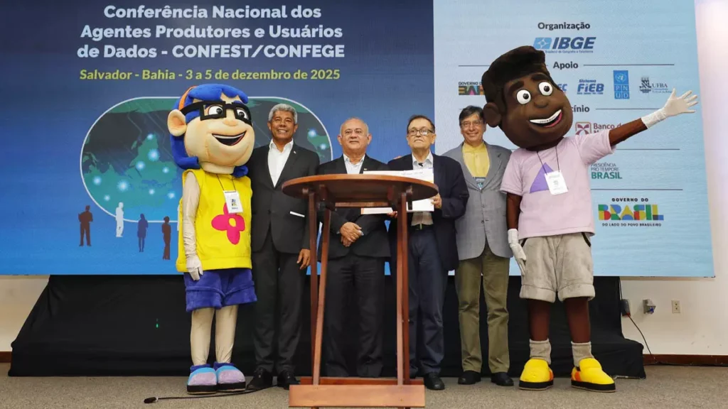 Até o dia 5 de dezembro, Salvador se torna o centro nacional das discussões sobre estatísticas e geociências ao sediar a Conferência