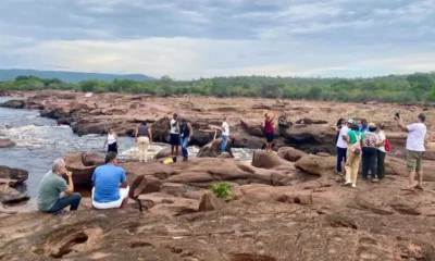 Às margens do Rio Paraguaçu, com cachoeiras e o famoso Poço Encantado, Itaetê recebeu, no último fim de semana, um grupo