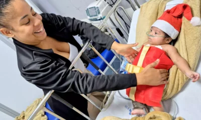 O espírito natalino invadiu as UTIs do Hospital Materno-Infantil Dr. Joaquim Sampaio, unidade do Governo da Bahia administrada