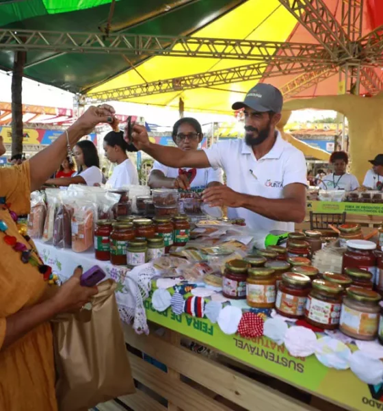 Comunidade da Sapucaia, de Santo Antônio de Jesus, a participar todos os anos da Feira Baiana de Agricultura Familiar, no Parque