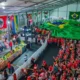 O presidente Luiz Inácio Lula da Silva participou nesta sexta-feira (23) do 14º Encontro Nacional do Movimento dos Trabalhadores
