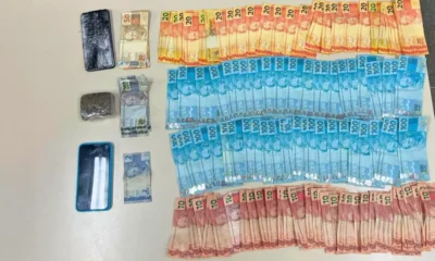 uso de dinheiro falso durante os festejos da virada do ano, na madrugada desta sexta-feira (2), em Tanque Novo, no sudoeste baiano.