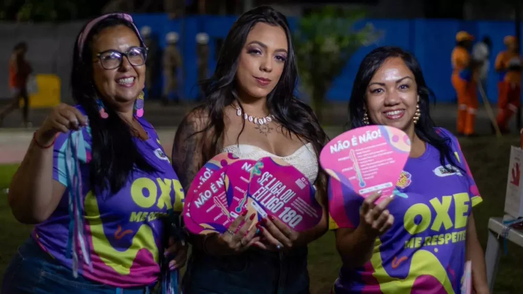 A visibilidade do Carnaval, considerada a maior festa popular do mundo, contribui para amplificar a luta pelo fim da violência