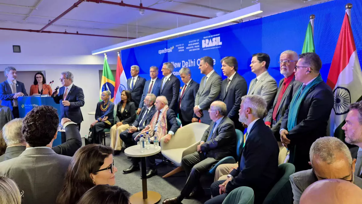 Em seu primeiro dia de agenda oficial na Índia, na manhã desta sexta-feira (20), em Nova Délhi, o governador Jerônimo Rodrigues participou