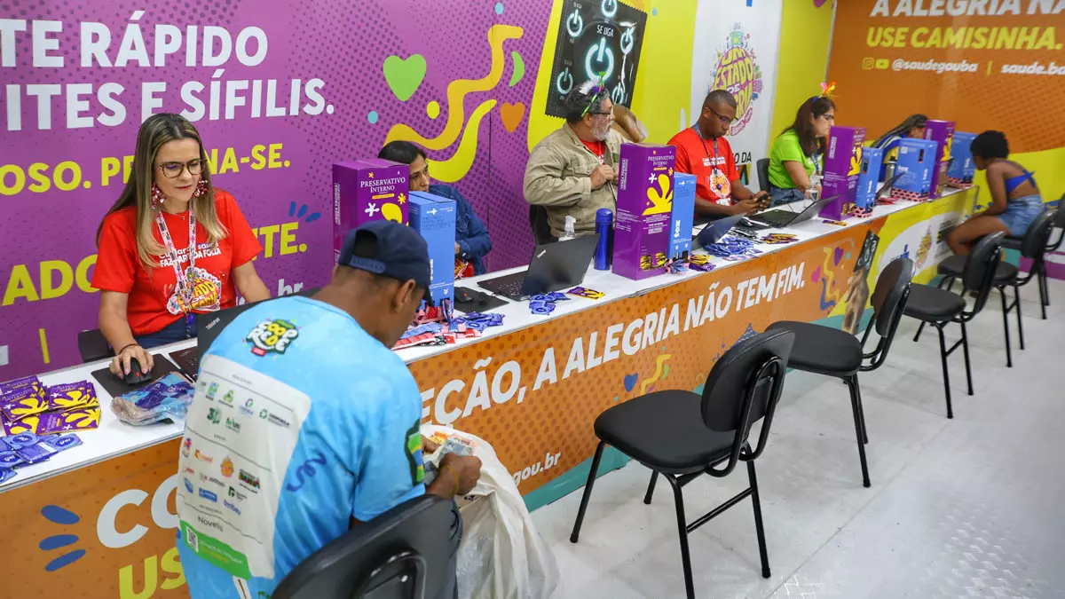 Salvador e cidades do interior da Bahia somaram mais de 24 mil exames realizados durante o Carnaval. Além dos testes,