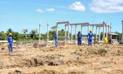 Roberta Santana, inspecionou nesta sexta-feira (30) as obras do Hospital e Maternidade Regional Costa do Dendê,