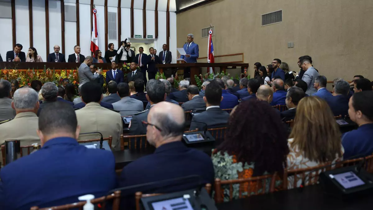 A solenidade de instalação da 4ª Sessão da 20ª Legislatura ocorre nesta terça-feira (3), na Assembleia Legislativa da Bahia (Alba),