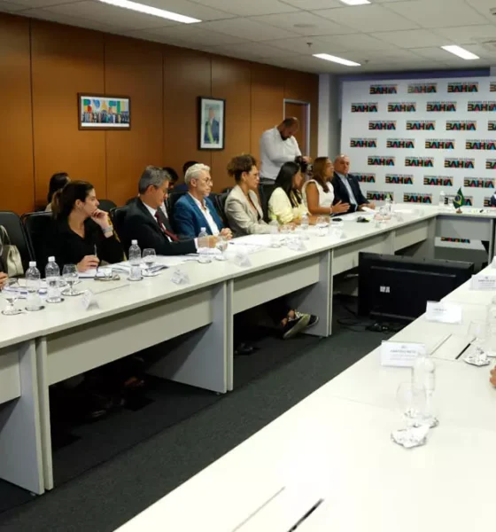 O governador Jerônimo Rodrigues se reuniu com o prefeito de Senhor do Bonfim, Laércio Júnior, para discutir novos projetos