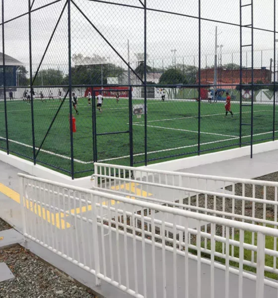 Complexo Poliesportivo Educacional de Itapetinga, localizado na área do Centro Social Urbano (CSU), com investimento de R$ 4 milhões.