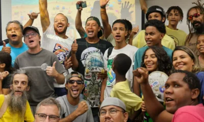 nesta segunda-feira (16), o Encontro do Skate da Bahia, ocasião em que foi apresentado o projeto do Skatepark do Subúrbio.