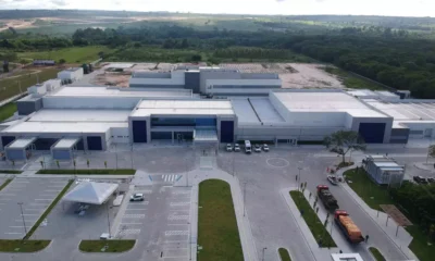 As obras do Hospital Estadual do Litoral Norte, nova unidade da Secretaria da Saúde do Estado da Bahia (Sesab) em implantação