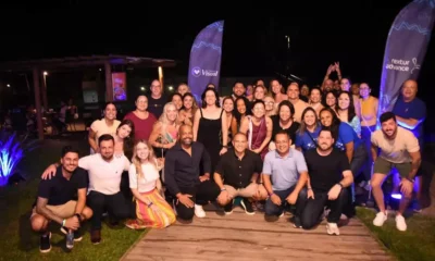 América Latina, foi realizado no Teatro L’Occitane, em Trancoso, e reuniu as convenções das empresas Rextur Advance e Visual Turismo. 