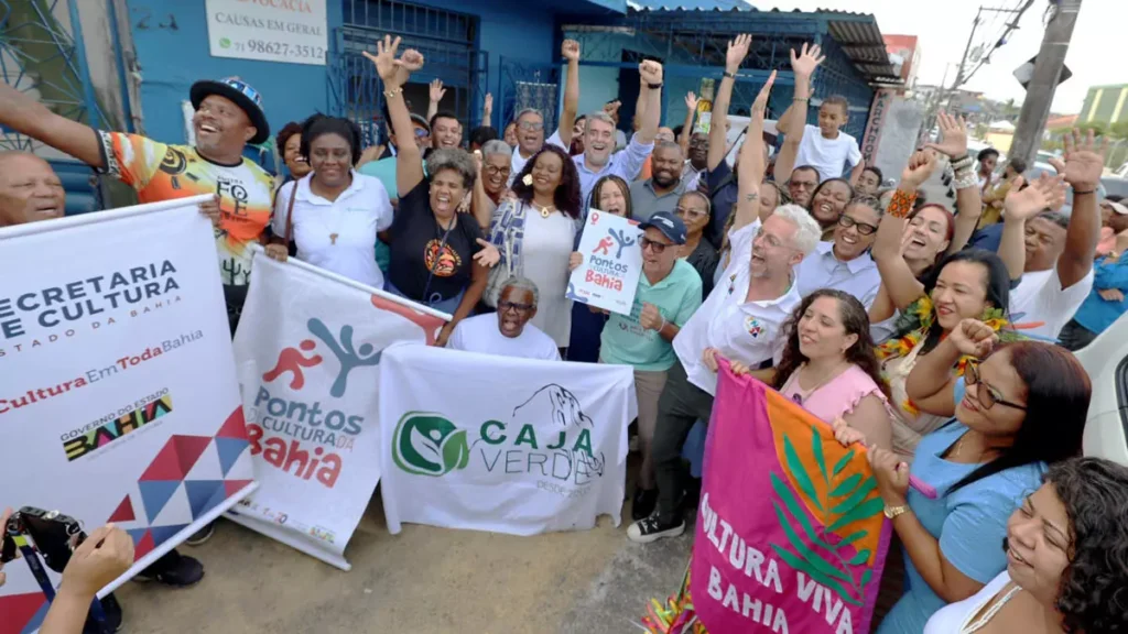 Bruno Monteiro, marcou o lançamento do Ciclo II dos Editais Cultura Viva Bahia, realizado nesta terça-feira (3), em Cajazeiras, Salvador.
