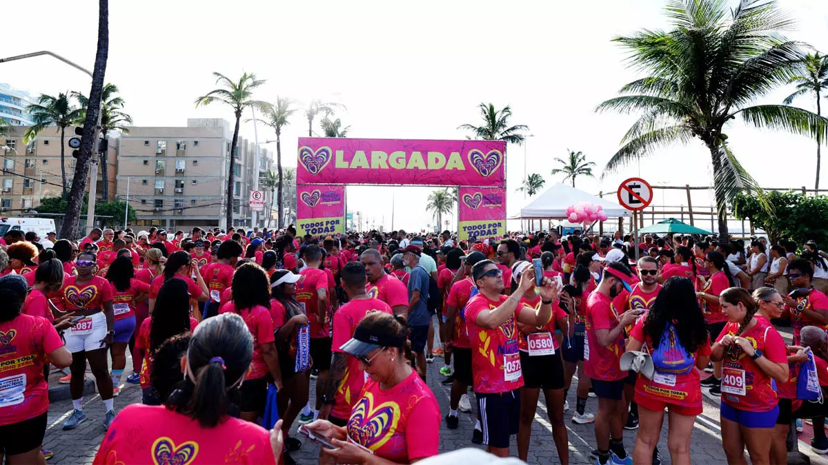foi marcada por esporte, mobilização social e conscientização em Salvador com a realização da 2ª edição da Corrida “Mulheres pela Vida