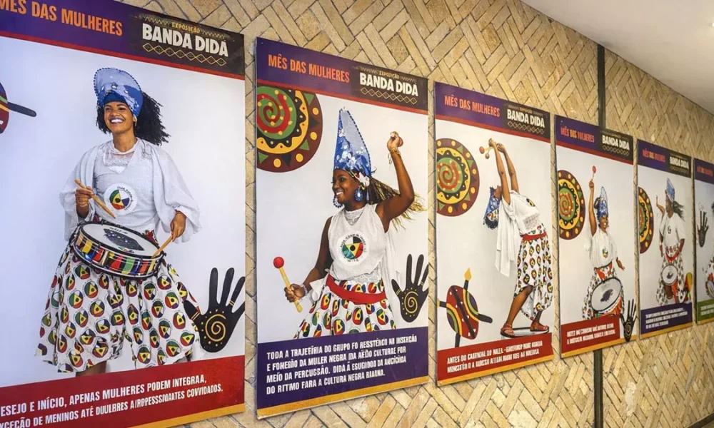 No mês dedicado à valorização das mulheres, o Shopping Piedade, em Salvador, presta homenagem à Banda Didá, um dos maiores