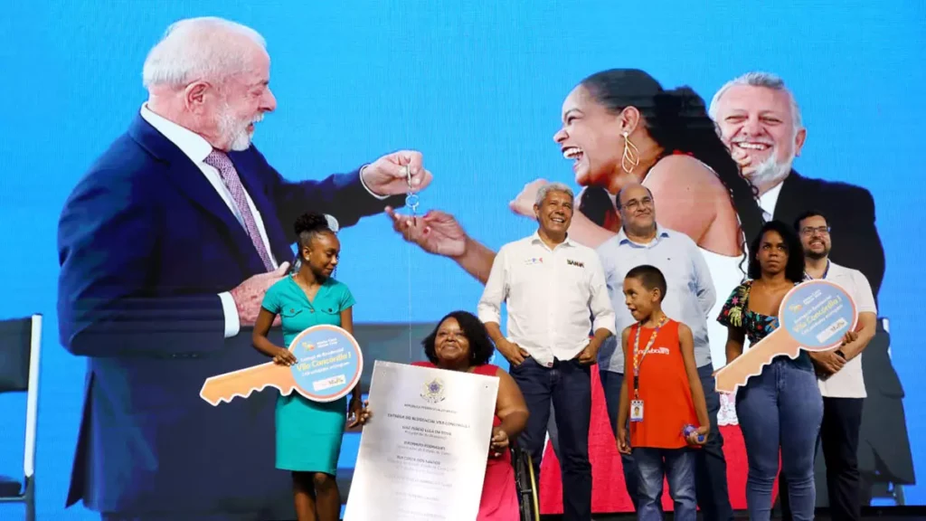 Concórdia I, em Dias d’Ávila. O ato contou com a presença do governador Jerônimo Rodrigues e a participação virtual do presidente