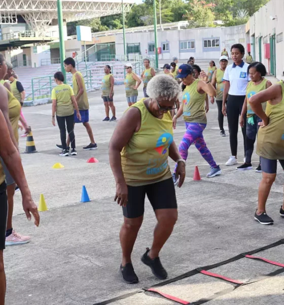 Em alusão ao Dia Mundial da Saúde, celebrado nesta terça-feira (7), o projeto social Estação Ginástica, desenvolvido pelo Governo do Estado,
