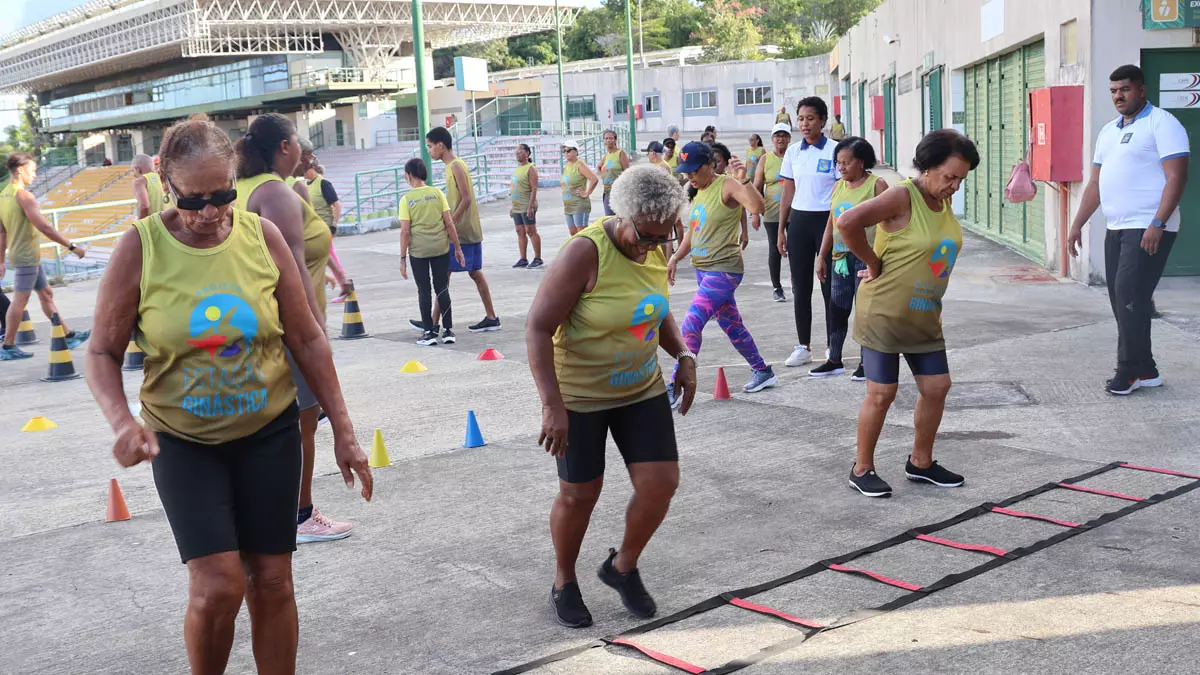 Em alusão ao Dia Mundial da Saúde, celebrado nesta terça-feira (7), o projeto social Estação Ginástica, desenvolvido pelo Governo do Estado,
