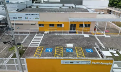 Serviço de Radioterapia do Hospital Estadual Costa das Baleias (HECB), em Teixeira de Freitas, no Extremo Sul da Bahia.