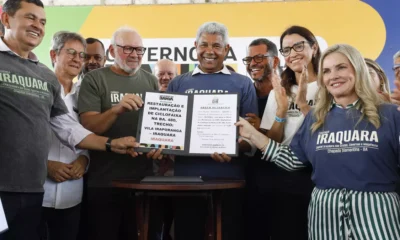 Iraquara, no território de identidade da Chapada Diamantina, onde cumpriu uma série de entregas voltadas à ampliação da infraestrutura