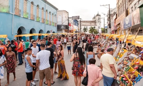 na zona turística da Baía de Todos-os-Santos, a Semana Santa foi marcada por celebrações religiosas e pela tradicional Feira de Caxixis,