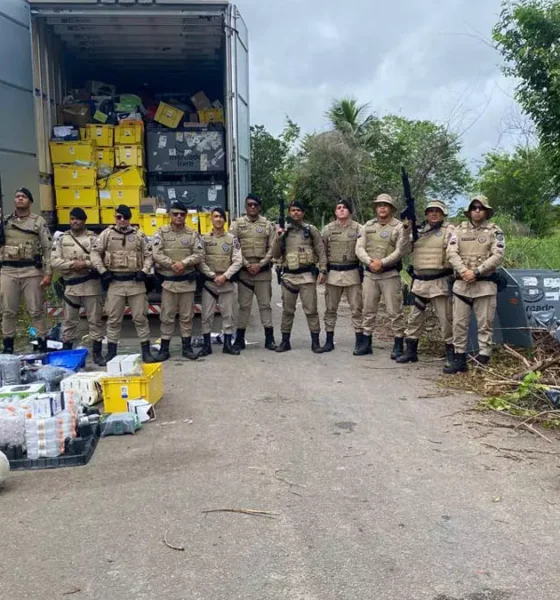 Na manhã de domingo (5), policiais do 14º Batalhão da Polícia Militar, do Batalhão de Polícia Rodoviária (BPRv) e do Esquadrão