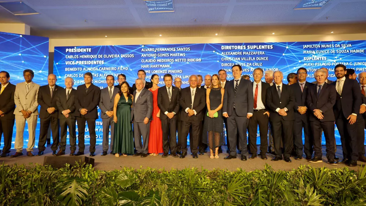 A nova diretoria da Federação das Indústrias do Estado da Bahia (Fieb) tomou posse nesta quinta-feira (9), em Salvador, para o mandato