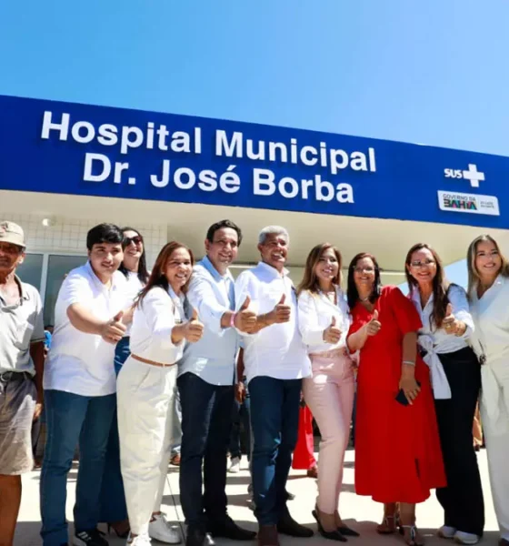 nesta sexta-feira (10), a reforma e ampliação do Hospital Municipal Dr. José Borba, em Santa Maria da Vitória.